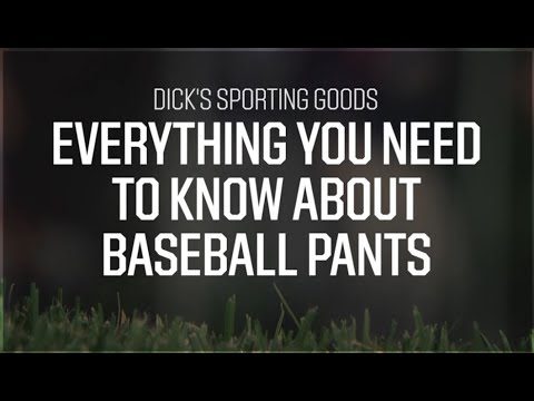 The Ultimate Guide to Choosing the Perfect Baseball Pants