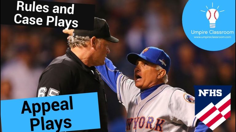 The Art of Appeals: Mastering Baseball Game Tactics